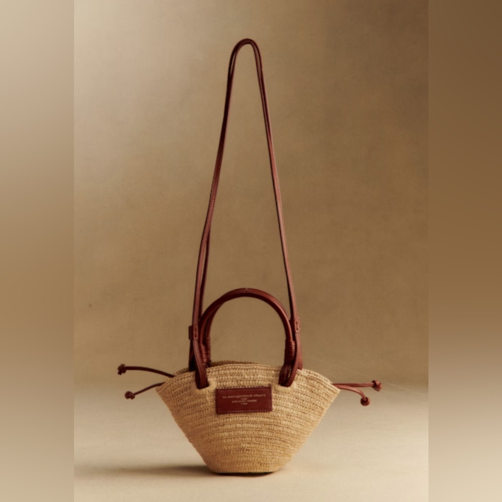 Sezane Justine Mini Basket Bag